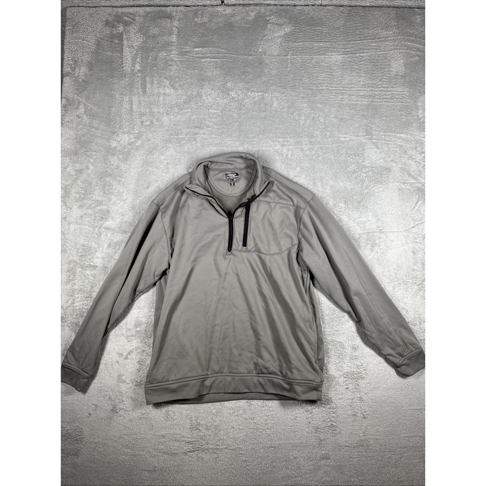 Snake Eyes Dry-18 Men's Athletic 1/4 Zip Pullover Gray - Size Medium -‎